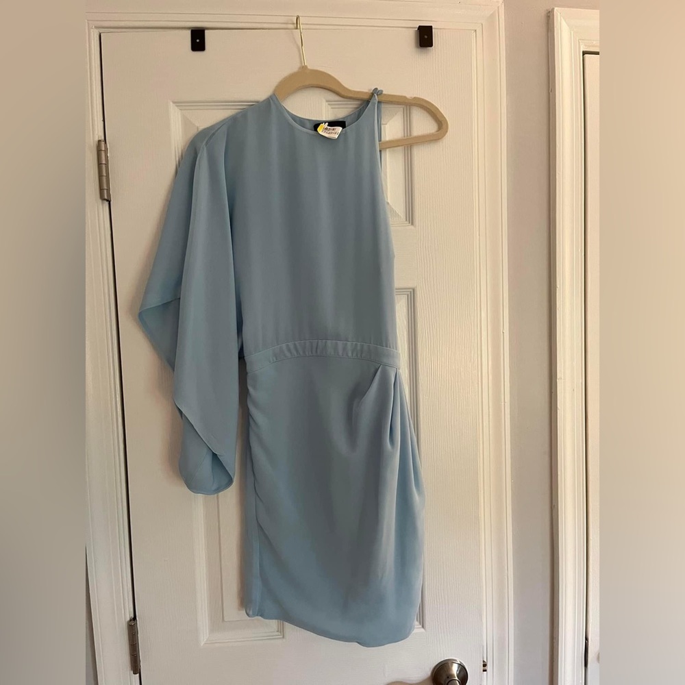 Michael Costello X Revolve Lexa Dress in Light Blue Size Small